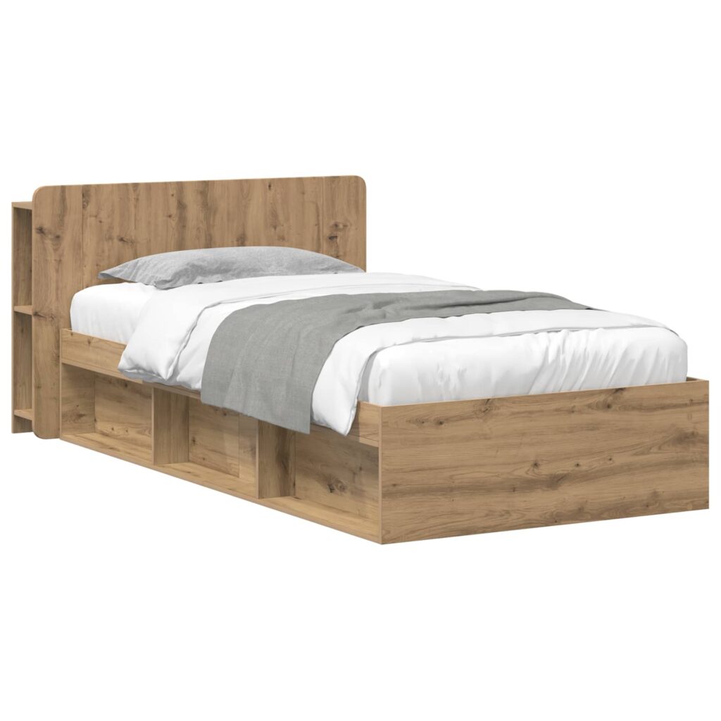 Sänkykehys varastolla Artisaanitammi 3FT Single Tekninen puu