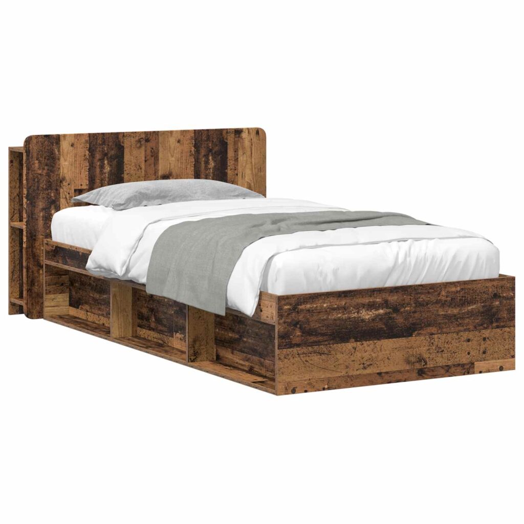 Sänkykehys varastolla Vanha puu 3FT Single Tekninen puu