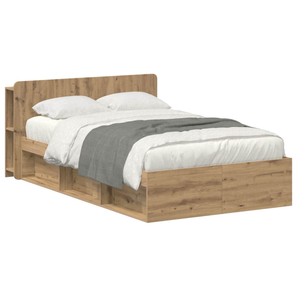 Sänkykehys varastolla päätyllä Artisaanitammi 4FT Small Double