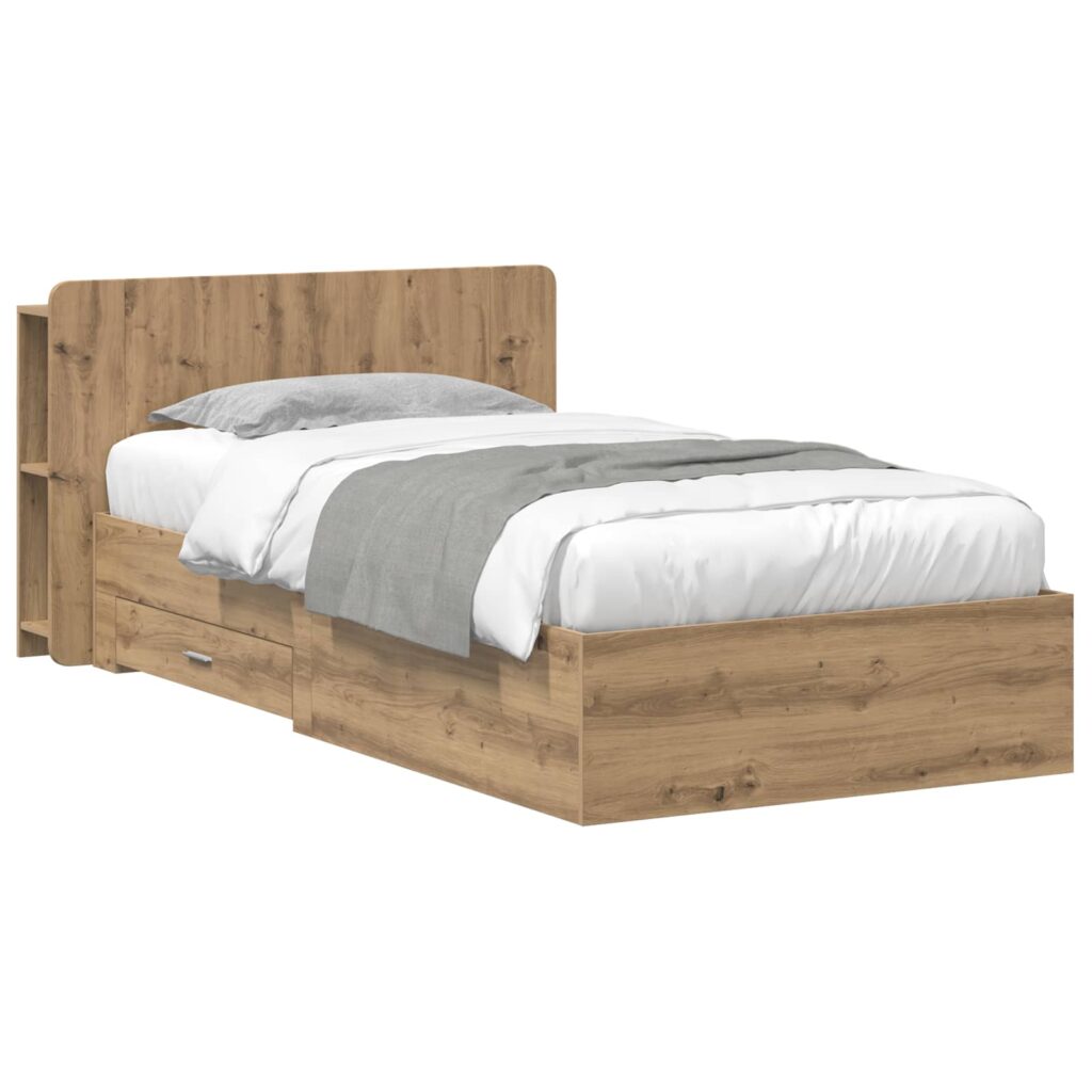 Sänkykehys varastolla Artisaanitammi 90 x 200 cm Tekninen puu