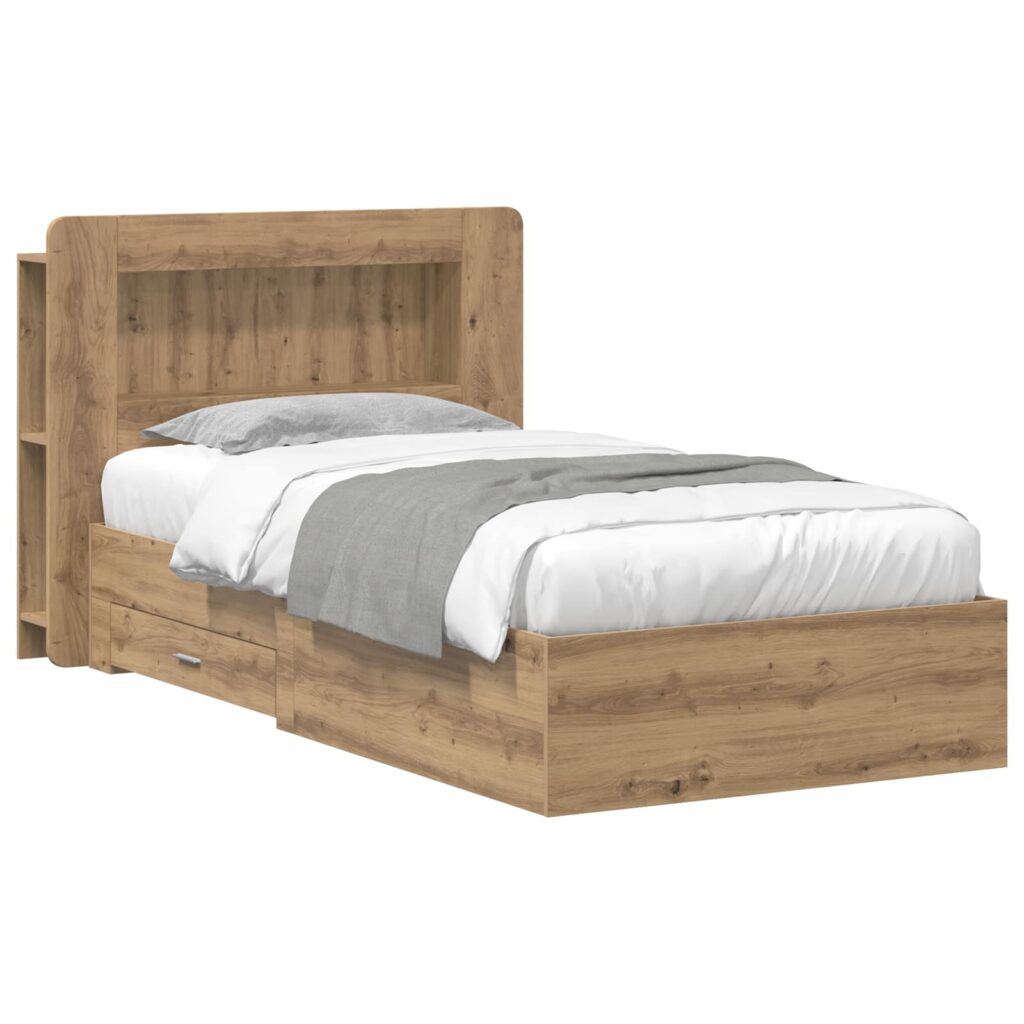 Sänkykehys varastolla Artisaanitammi 90 x 200 cm Tekninen puu