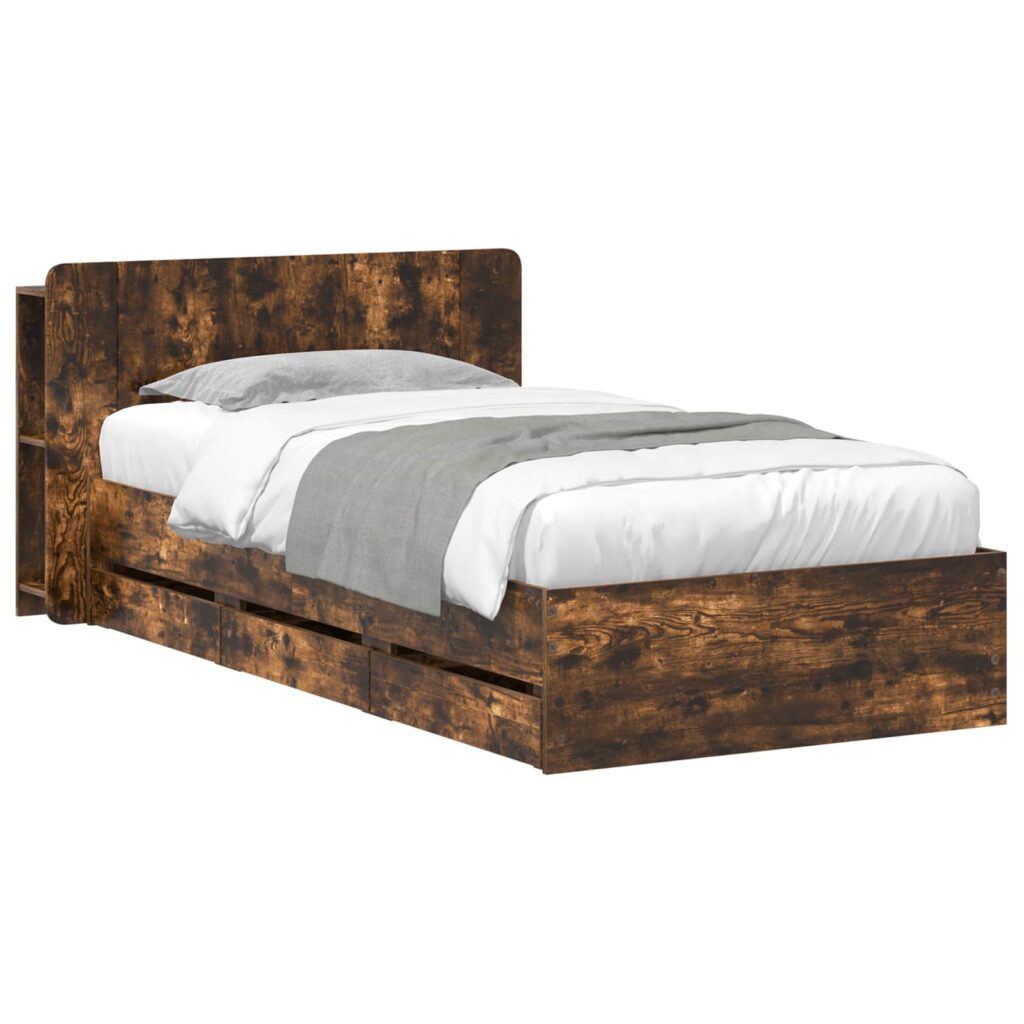 Sänkykehys varastolla Savutammi 80 x 200 cm Tekninen puu