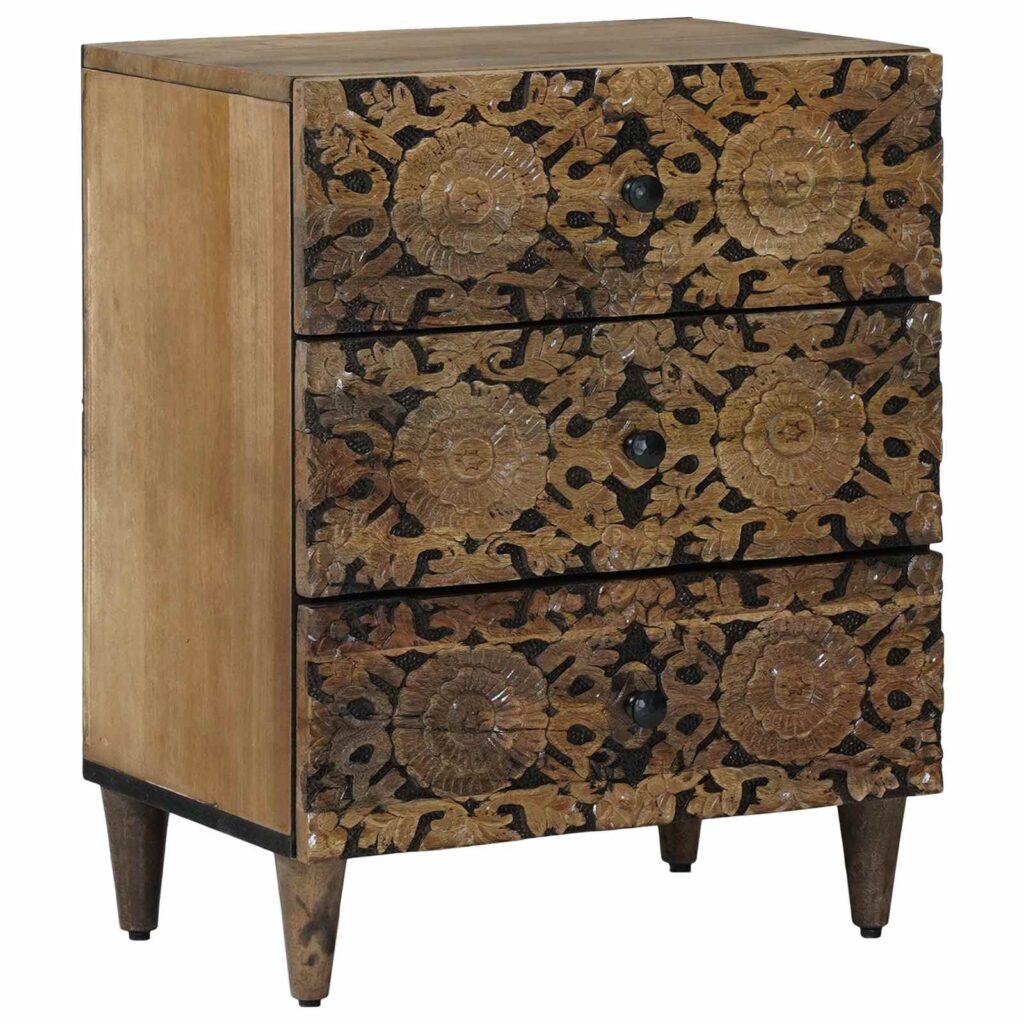 Sänkykaappi Ruskea 50 x 33 x 60 cm Kiinteä mango puu