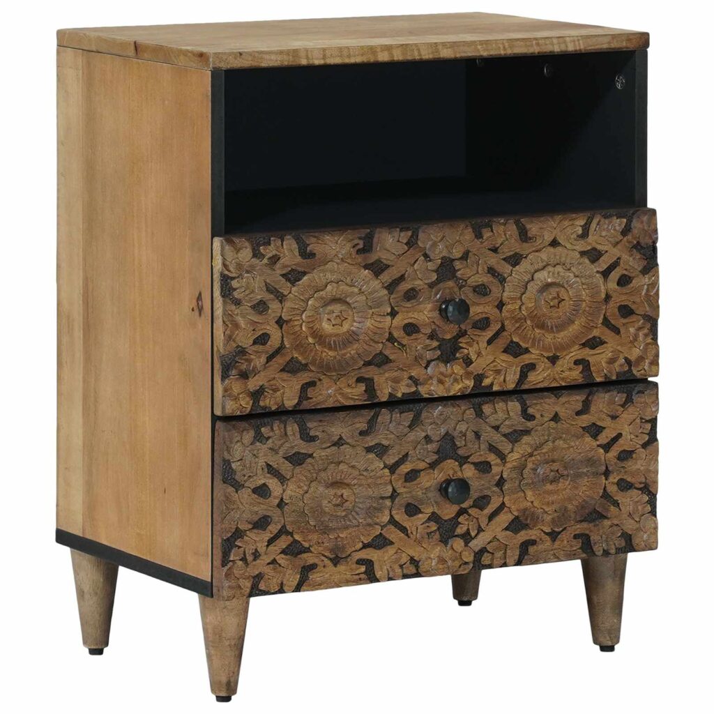 Sänkykaappi Ruskea 50 x 33 x 60 cm Kiinteä mango puu