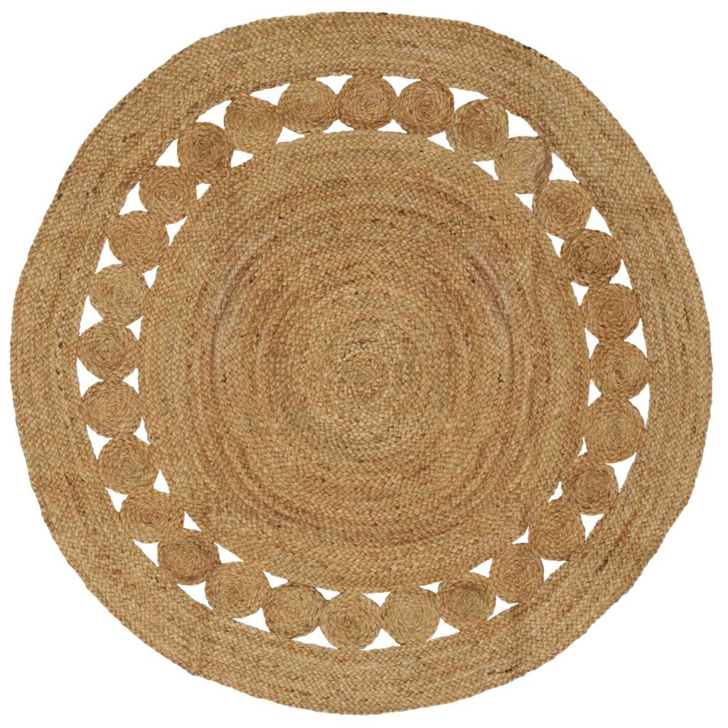 Matto Luonnollinen Ø 150 cm Juutti