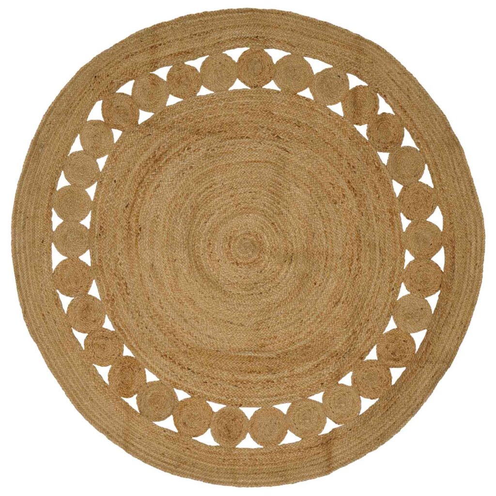 Matto Luonnollinen Ø 210 cm Juutti