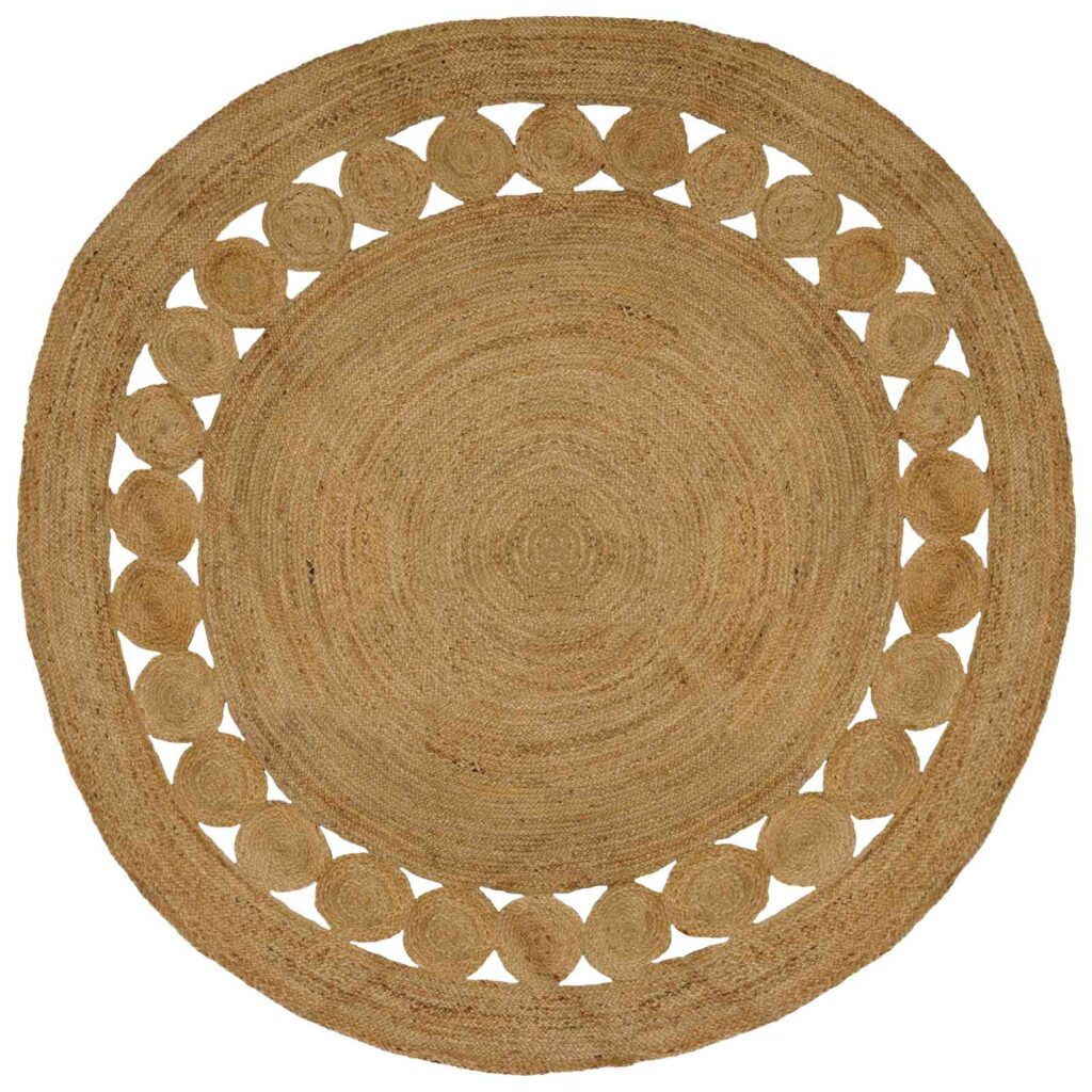 Matto Luonnollinen Ø 240 cm Juutti