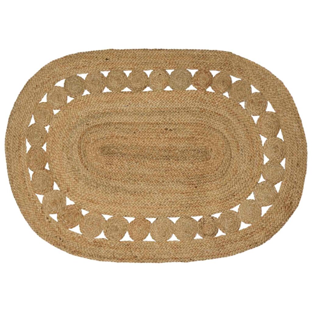 Matto Ruskea 100 x 152 cm Juutti