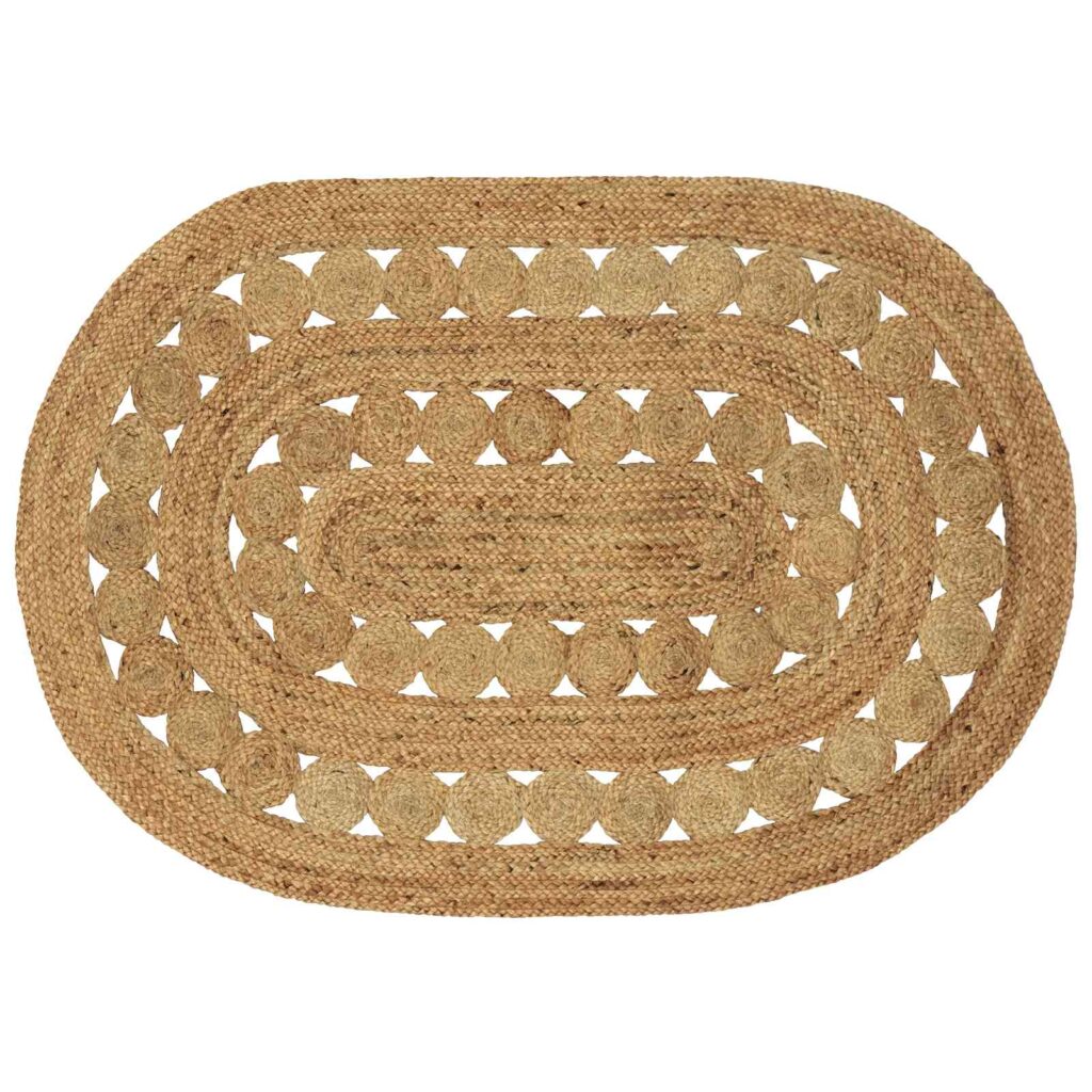 Matto Ruskea 100 x 152 cm Juutti