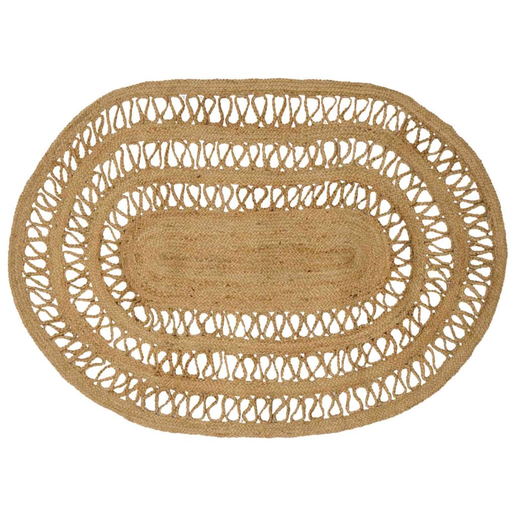 Matto Ruskea 100 x 152 cm Juutti