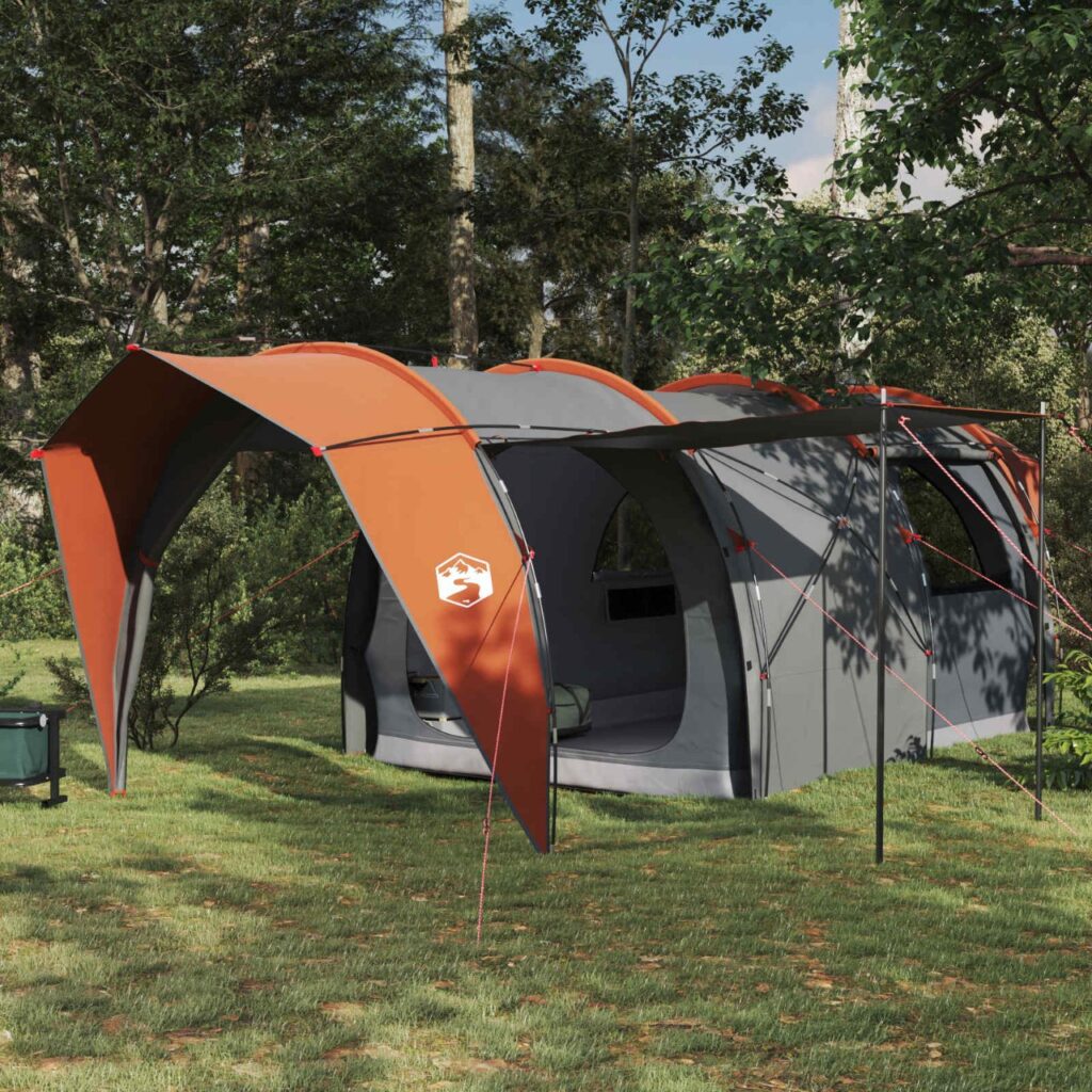 Tunneliteltta Harmaa ja oranssi 562 x 265 x 216 cm