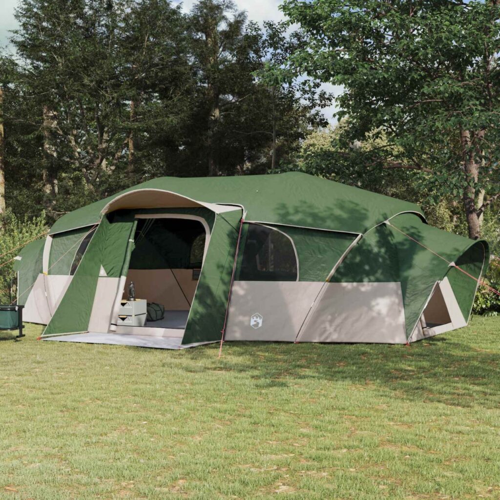 Perheteltta sadeverholla, vettä hylkivä Vihreä 18-henkilöä