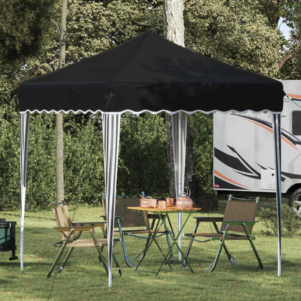Pop-up Juhlateltta Antrasiitti 195 x 195 x 245 cm Oxford-kangas