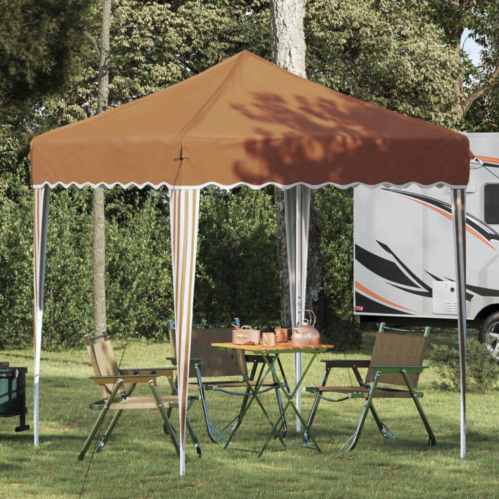 Pop-up Juhlateltta Beige 195 x 195 x 245 cm Oxford-kangas