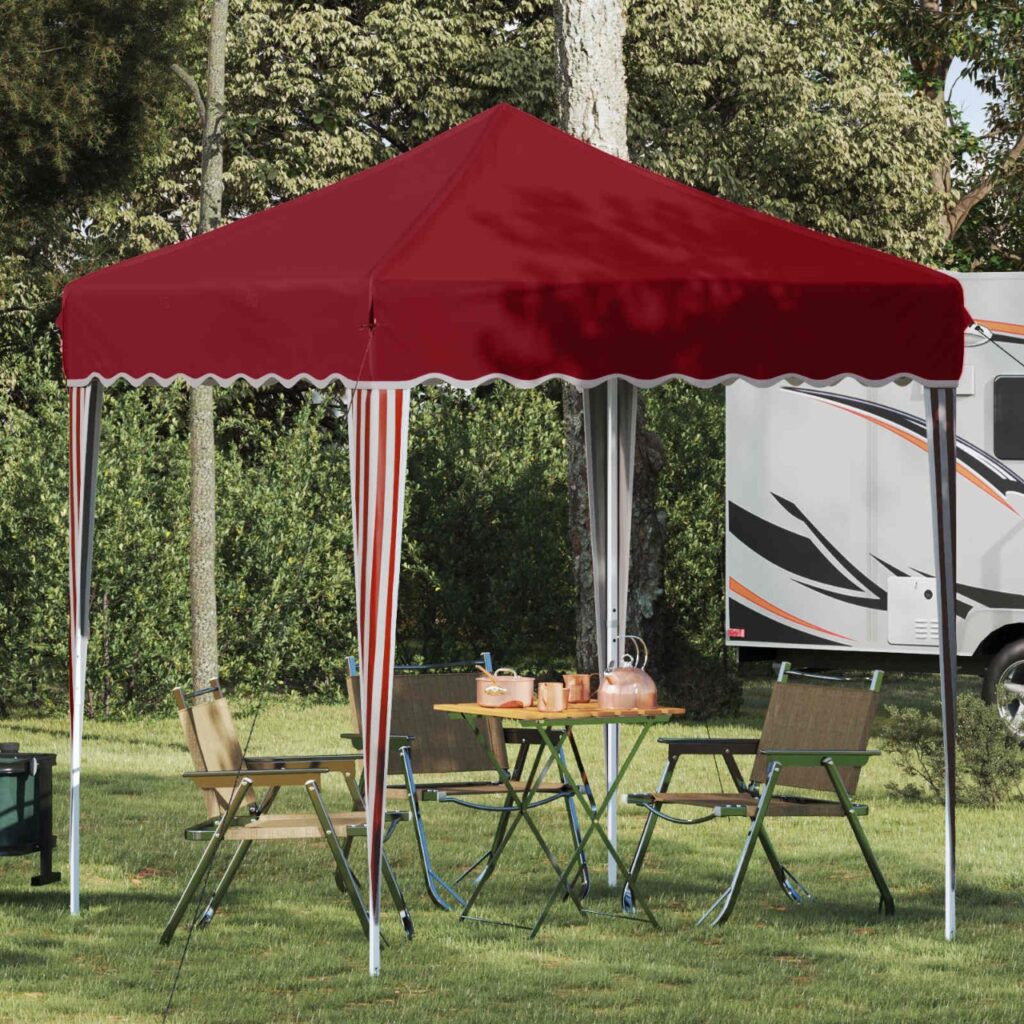 Pop-up Juhlateltta Burgundi 195 x 195 x 245 cm Oxford-kangas