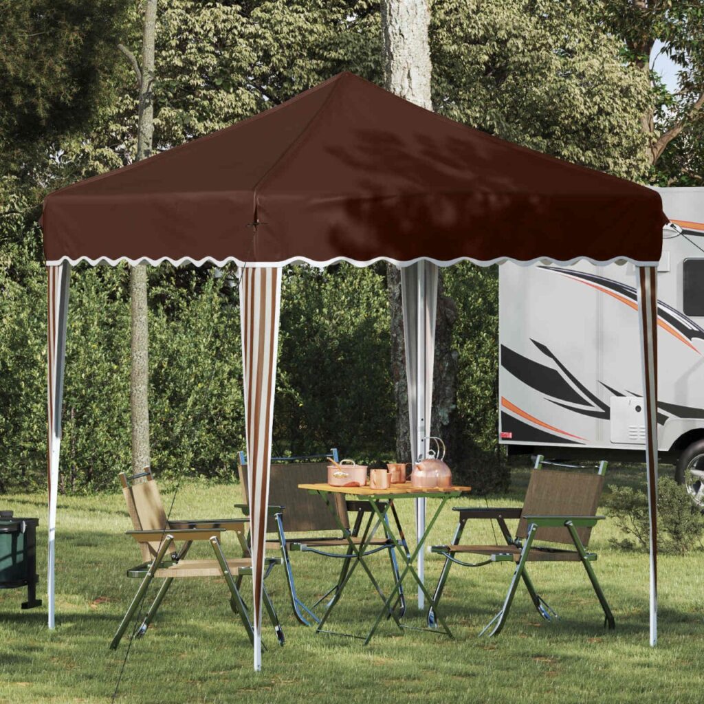 Pop-up Juhlateltta Ruskea 195 x 195 x 245 cm