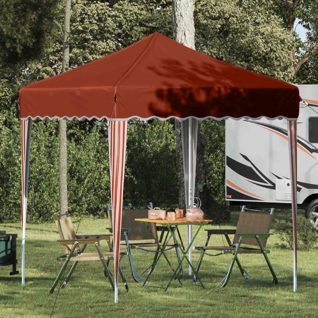 Pop-up Juhlateltta Terrakotta 195 x 195 x 245 cm Oxford-kangas