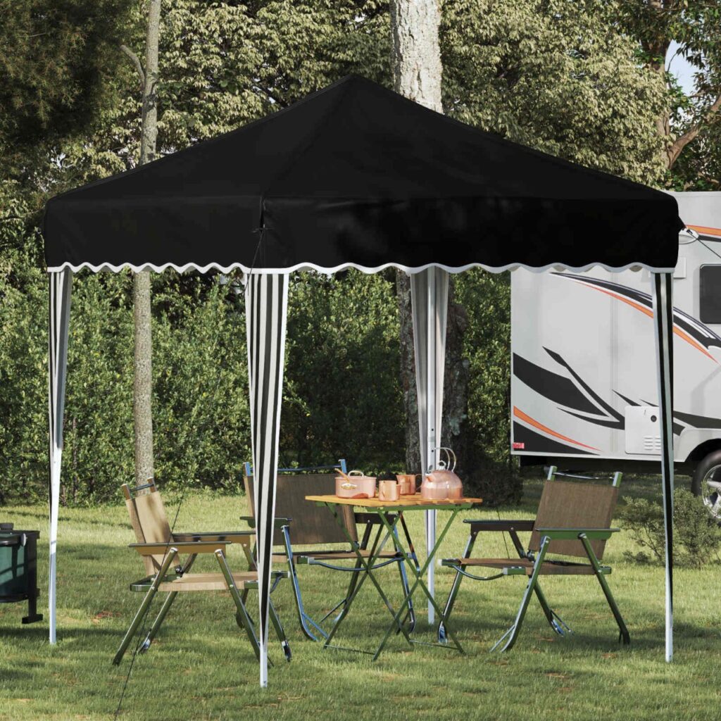 Pop-up Juhlateltta Musta 195 x 195 x 245 cm Oxford-kangas