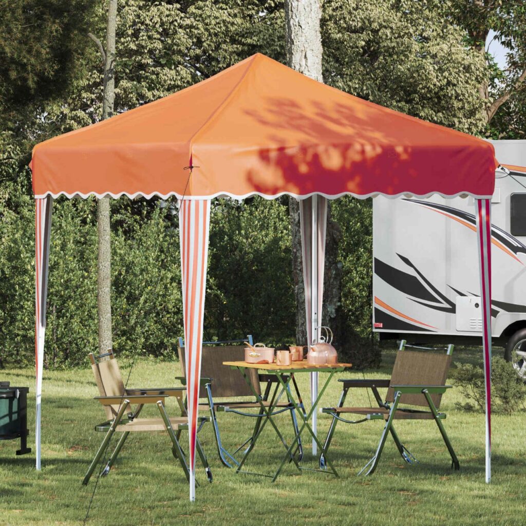 Pop-up Juhlateltta Oranssi 195 x 195 x 245 cm Oxford-kangas