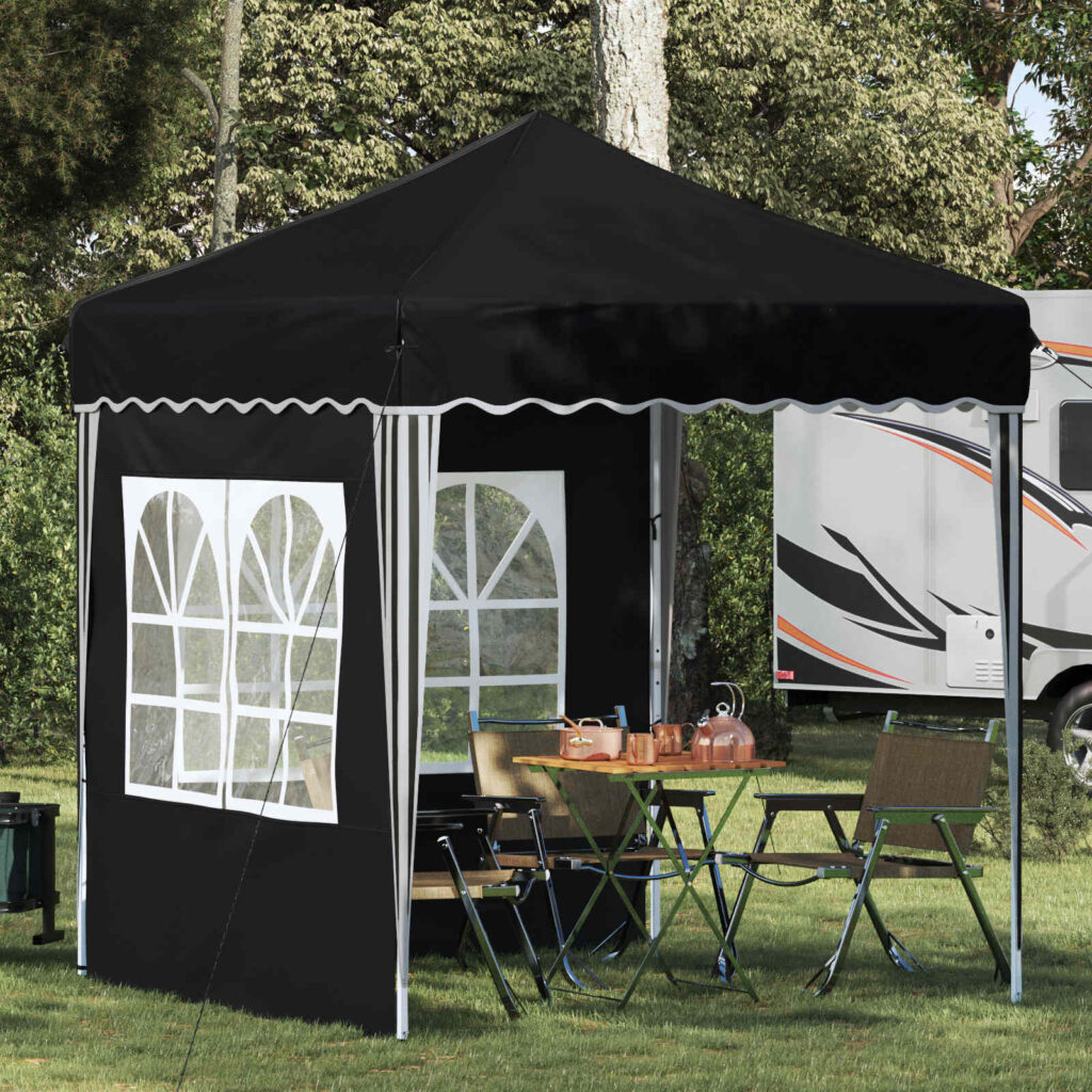 Pop-up Juhlateltta Antrasiitti 195 x 195 x 245 cm Oxford-kangas