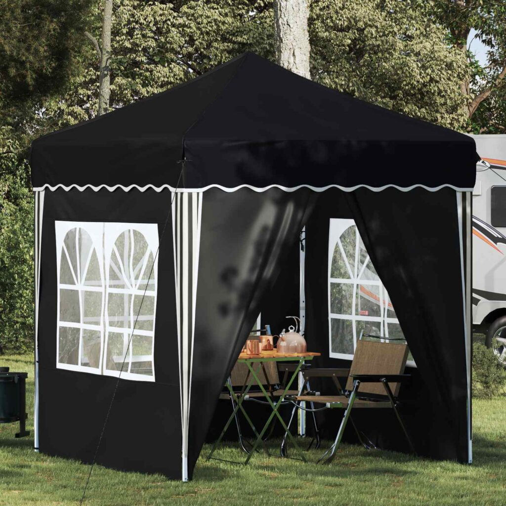 Pop-up Juhlateltta Antrasiitti 195 x 195 x 245 cm Oxford-kangas