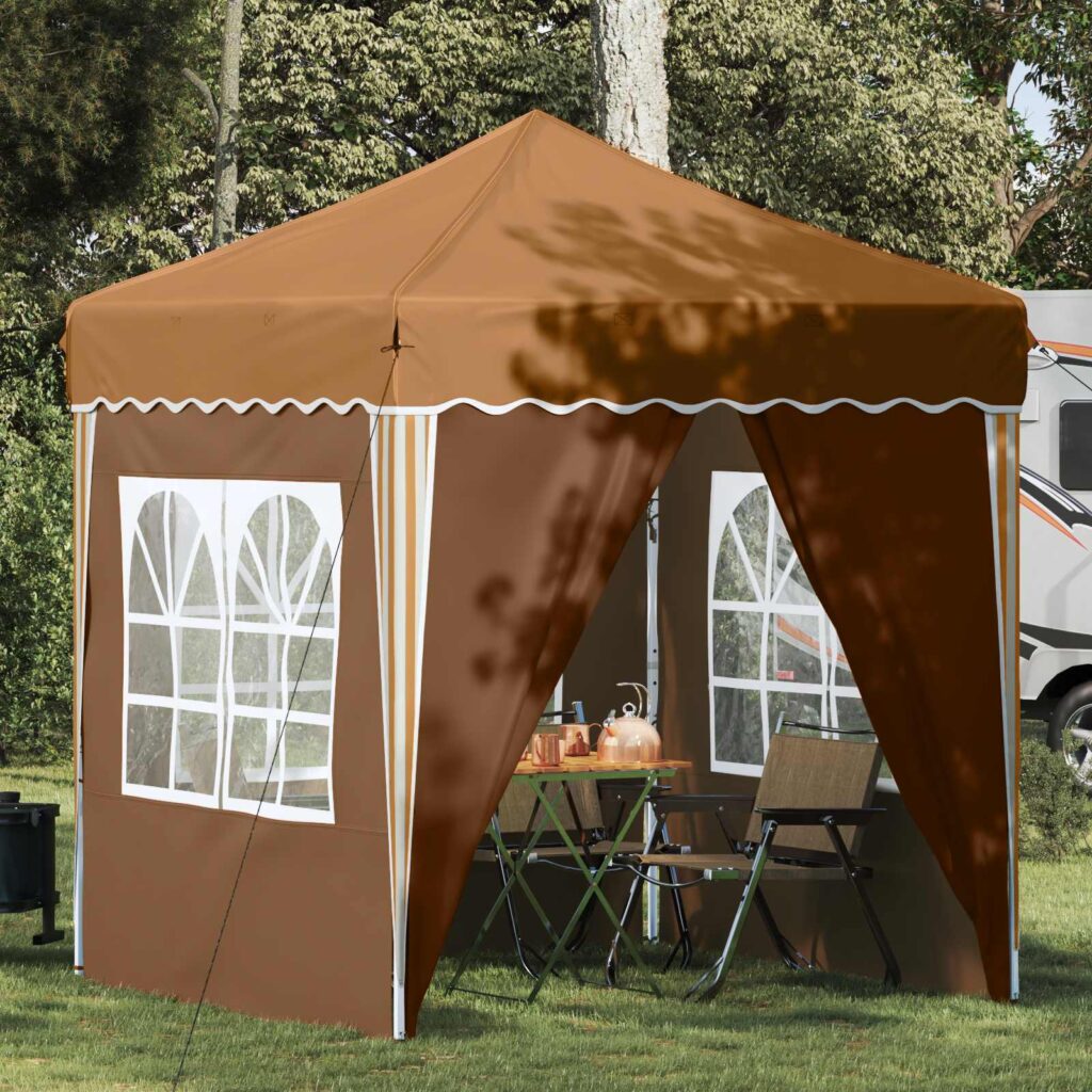 Pop-up Juhlateltta Beige 195 x 195 x 245 cm Oxford-kangas
