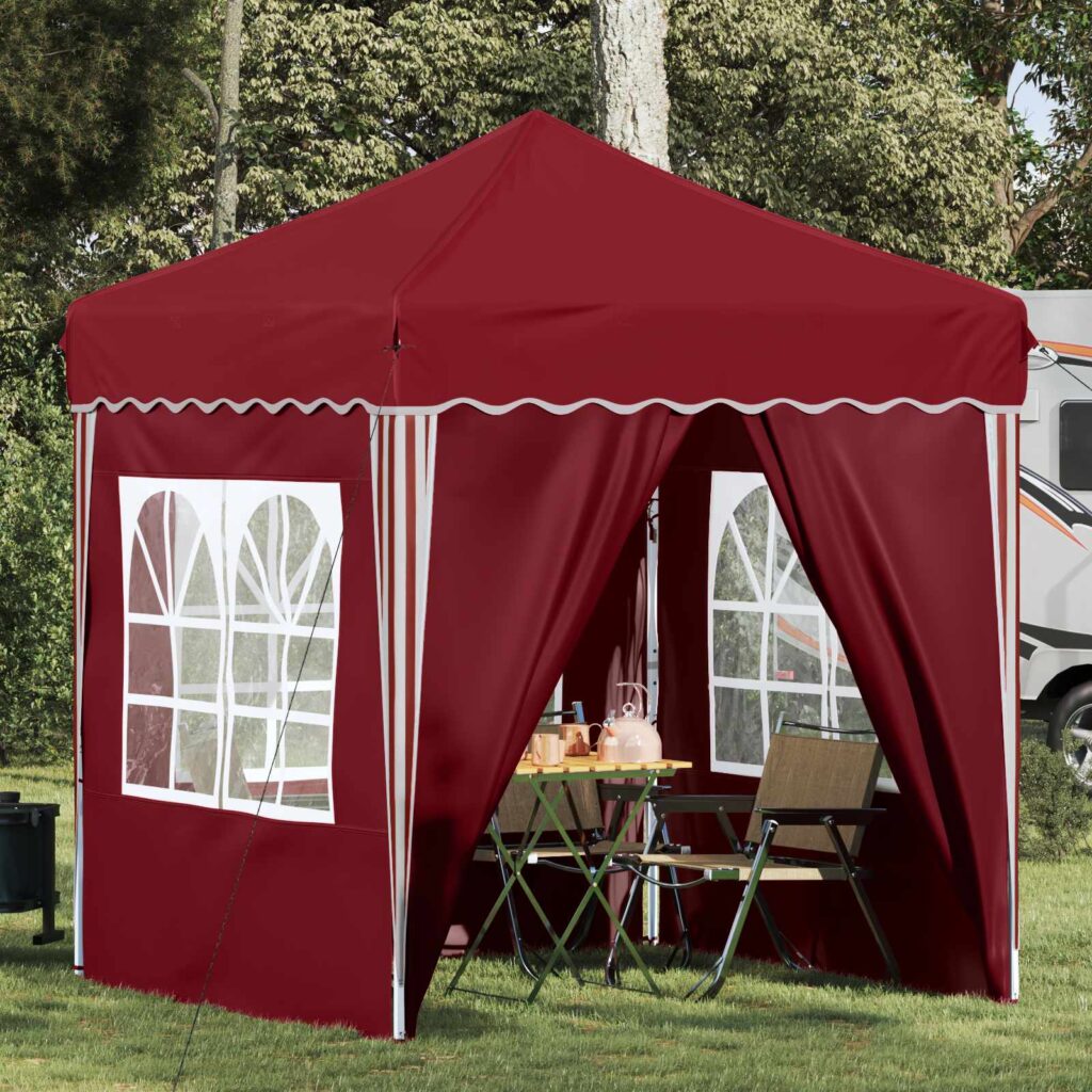 Pop-up Juhlateltta Burgundi 195 x 195 x 245 cm Oxford-kangas