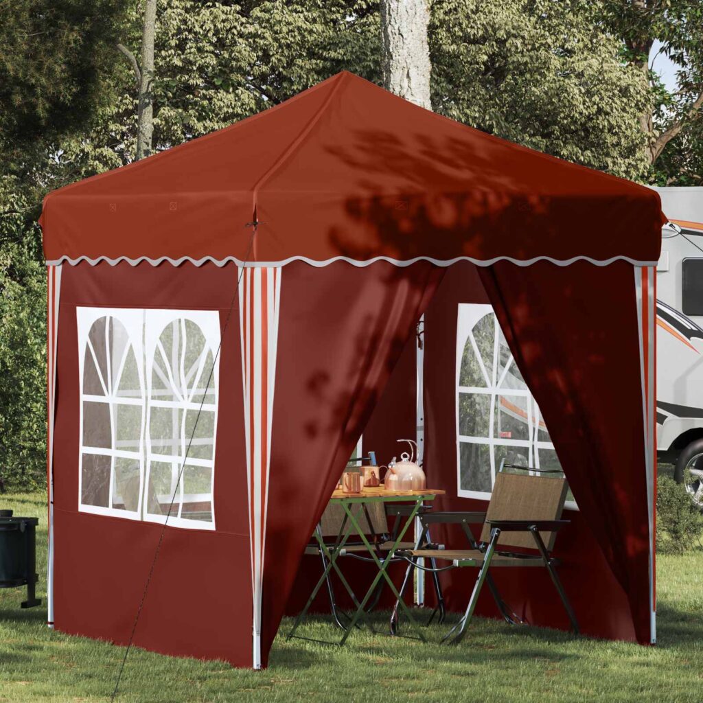 Pop-up Juhlateltta Terrakotta 195 x 195 x 245 cm Oxford-kangas