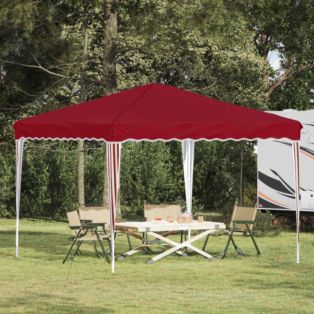 Pop-up Juhlateltta Burgundi 288 x 288 x 245 cm Oxford-kangas
