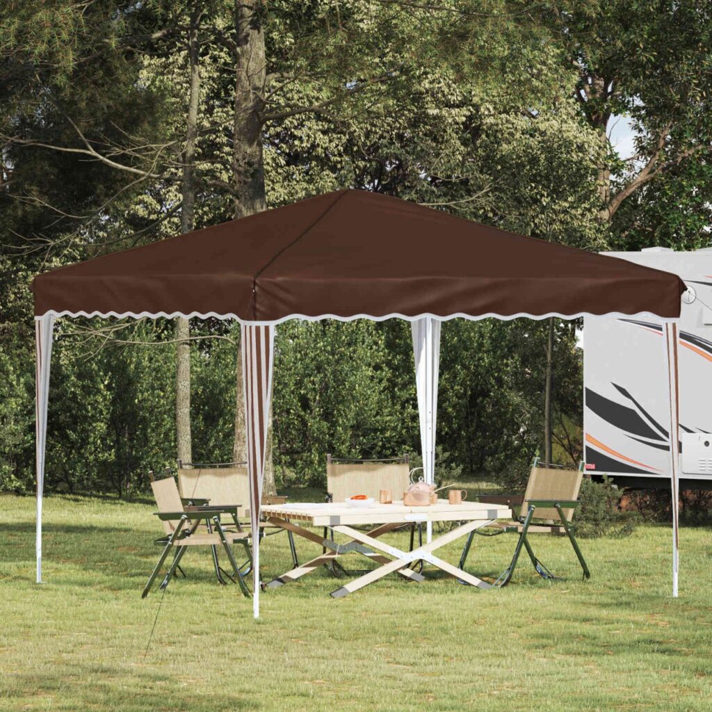 Pop-up Juhlateltta Ruskea 288 x 288 x 245 cm Oxford-kangas