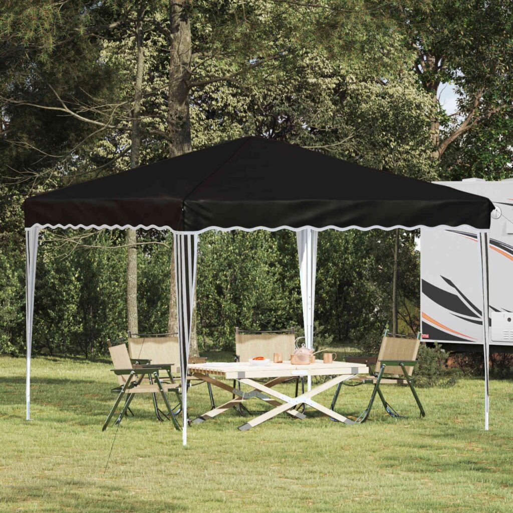 Pop-up Juhlateltta Musta 288 x 288 x 245 cm Oxford-kangas