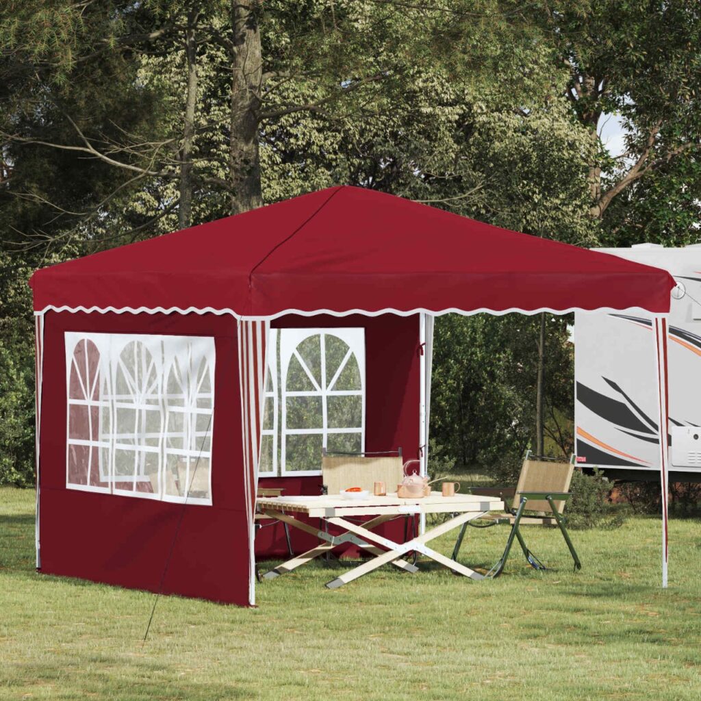 Pop-up Juhlateltta Burgundi 288 x 288 x 245 cm Oxford-kangas