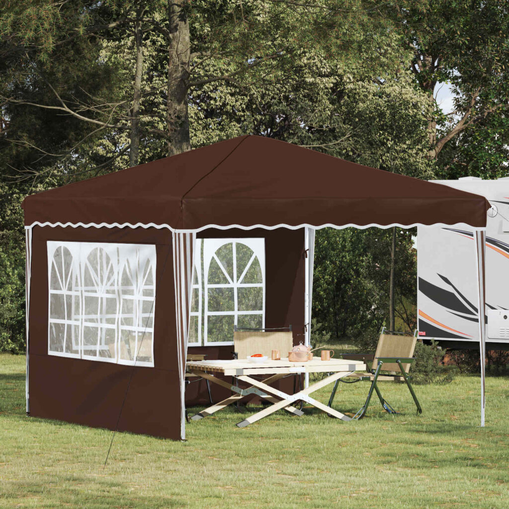 Pop-up Juhlateltta Ruskea 288 x 288 x 245 cm Oxford-kangas