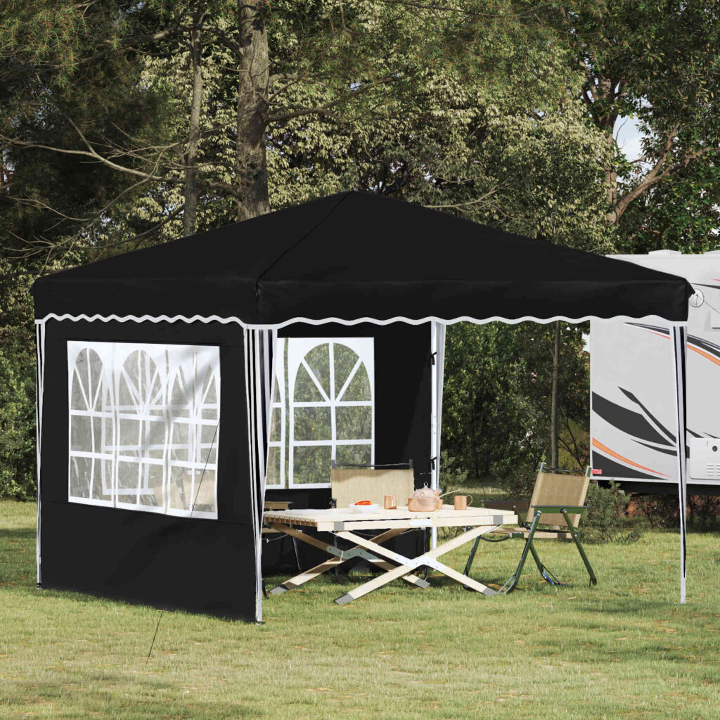 Pop-up Juhlateltta Musta 288 x 288 x 245 cm Oxford-kangas