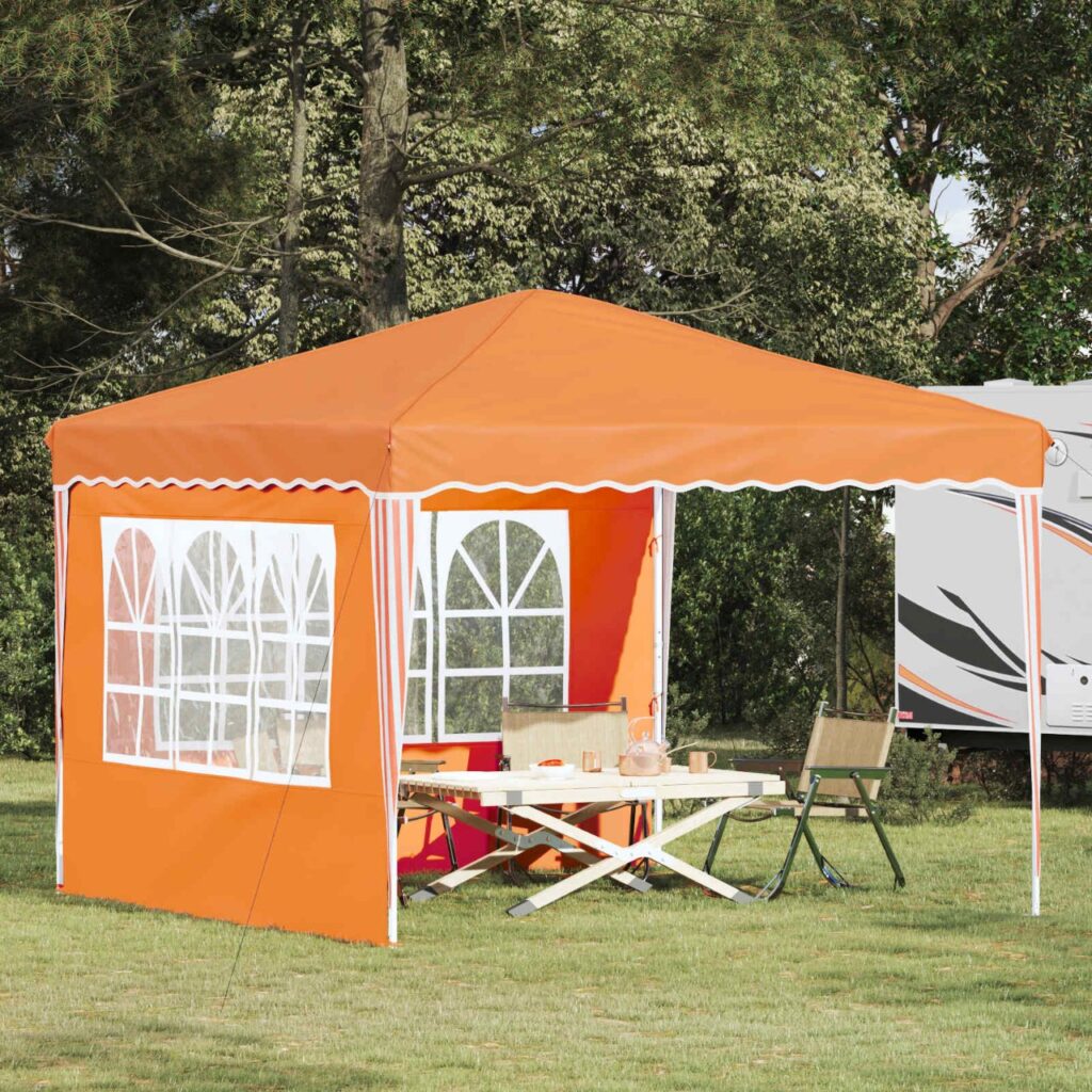 Pop-up Juhlateltta Oranssi 288 x 288 x 245 cm Oxford-kangas