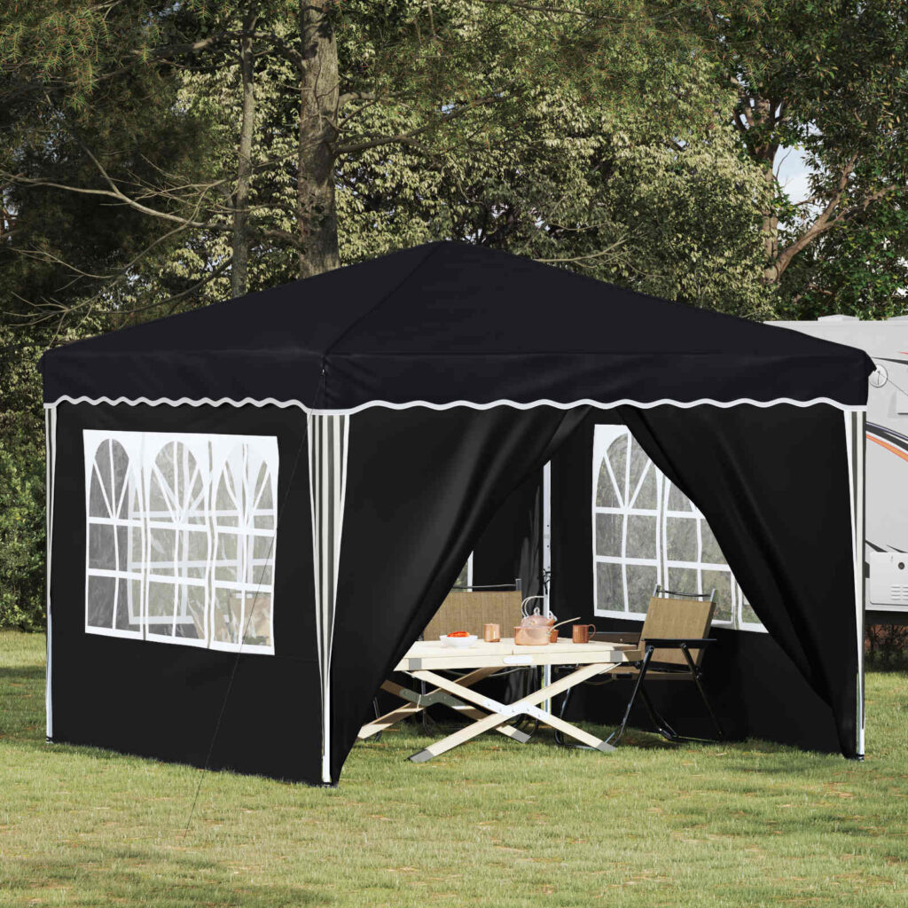 Pop-up Juhlateltta Antrasiitti 288 x 288 x 245 cm Oxford-kangas