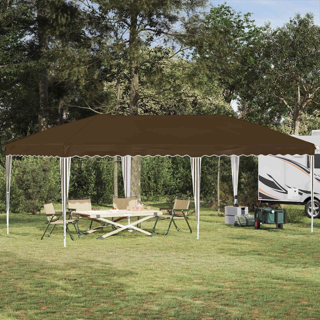 Pop-up Juhlateltta 575 x 290 x 245 cm Taupe