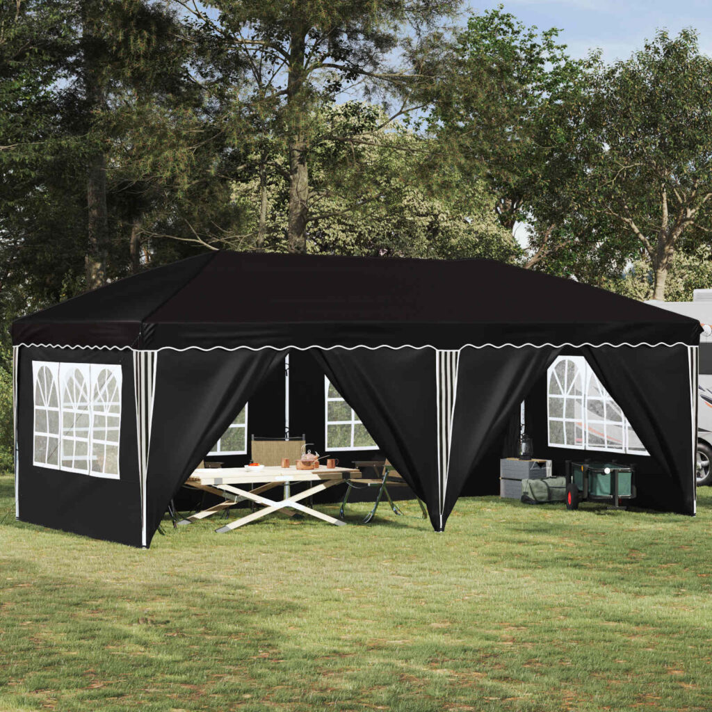 Pop-up Juhlateltta 575 x 288 x 245 cm Musta