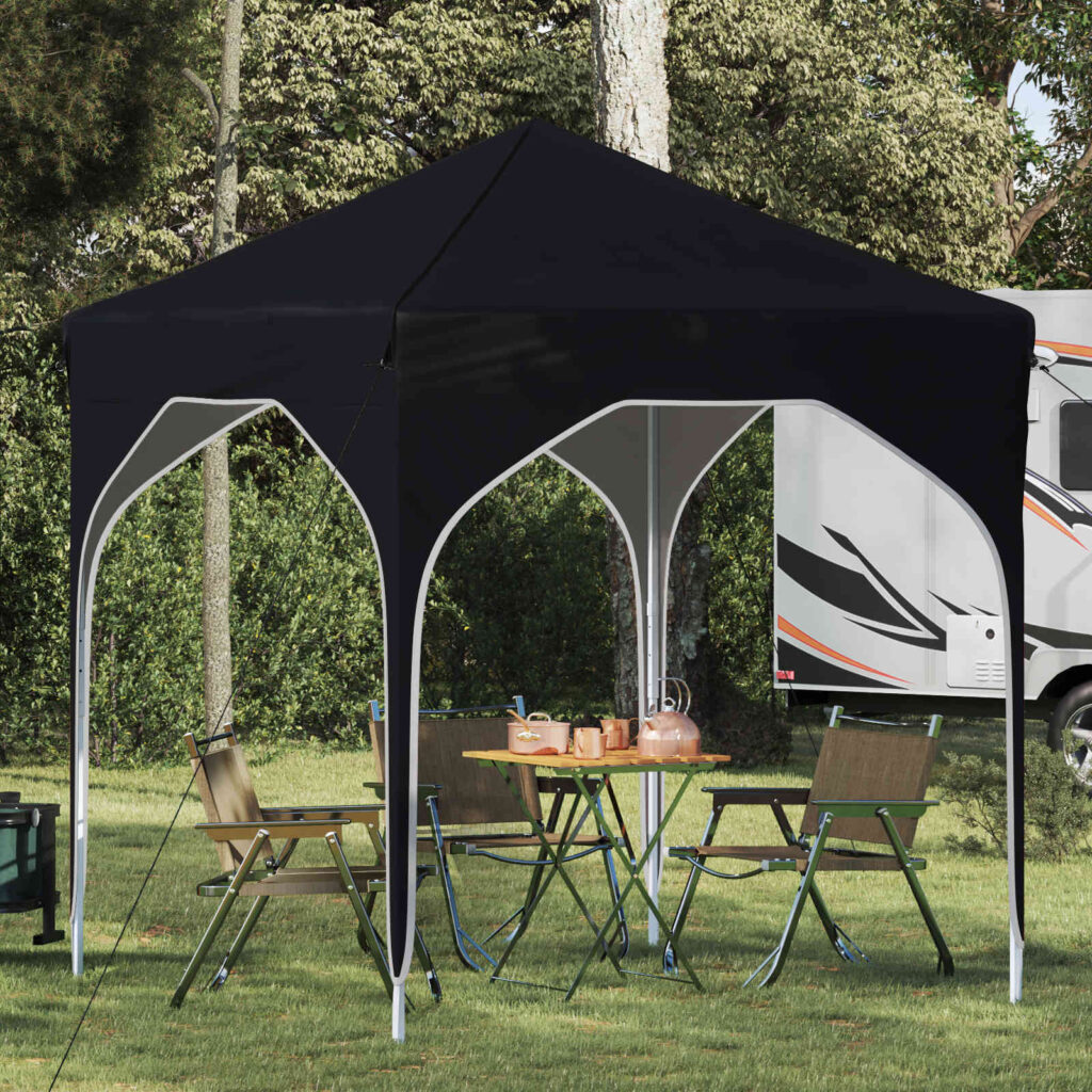 Pop-up Juhlateltta 194 x 194 x 245 cm Antrasiitti