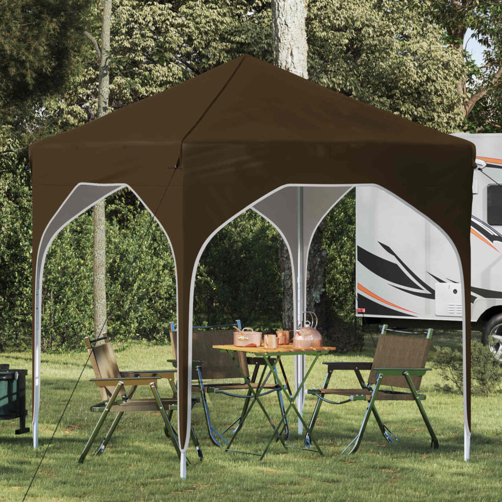 Pop-up Juhlateltta 194 x 194 x 245 cm Taupe