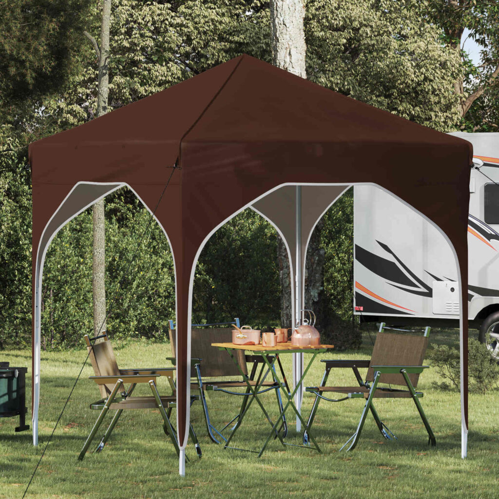Pop-up Juhlateltta 194 x 194 x 245 cm Ruskea