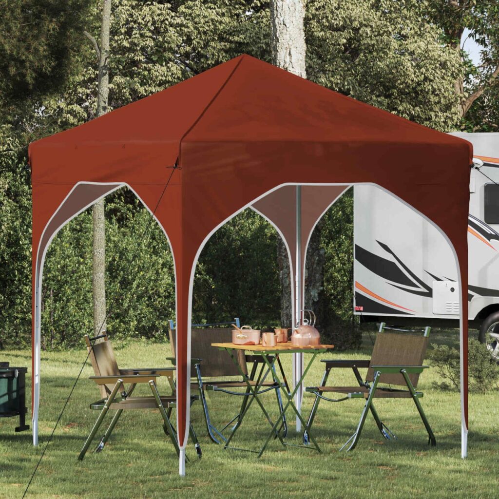 Pop-up Juhlateltta 194 x 194 x 245 cm Terrakotta