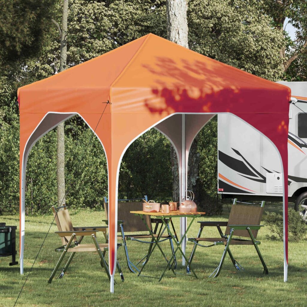 Pop-up Juhlateltta 194 x 194 x 245 cm Oranssi