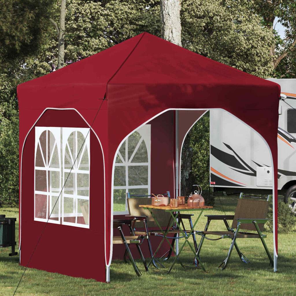 Pop-up Juhlateltta 192 x 192 x 245 cm Burgundi