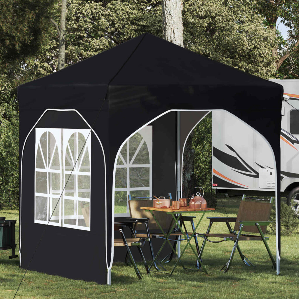 Pop-up Juhlateltta 192 x 192 x 245 cm Musta