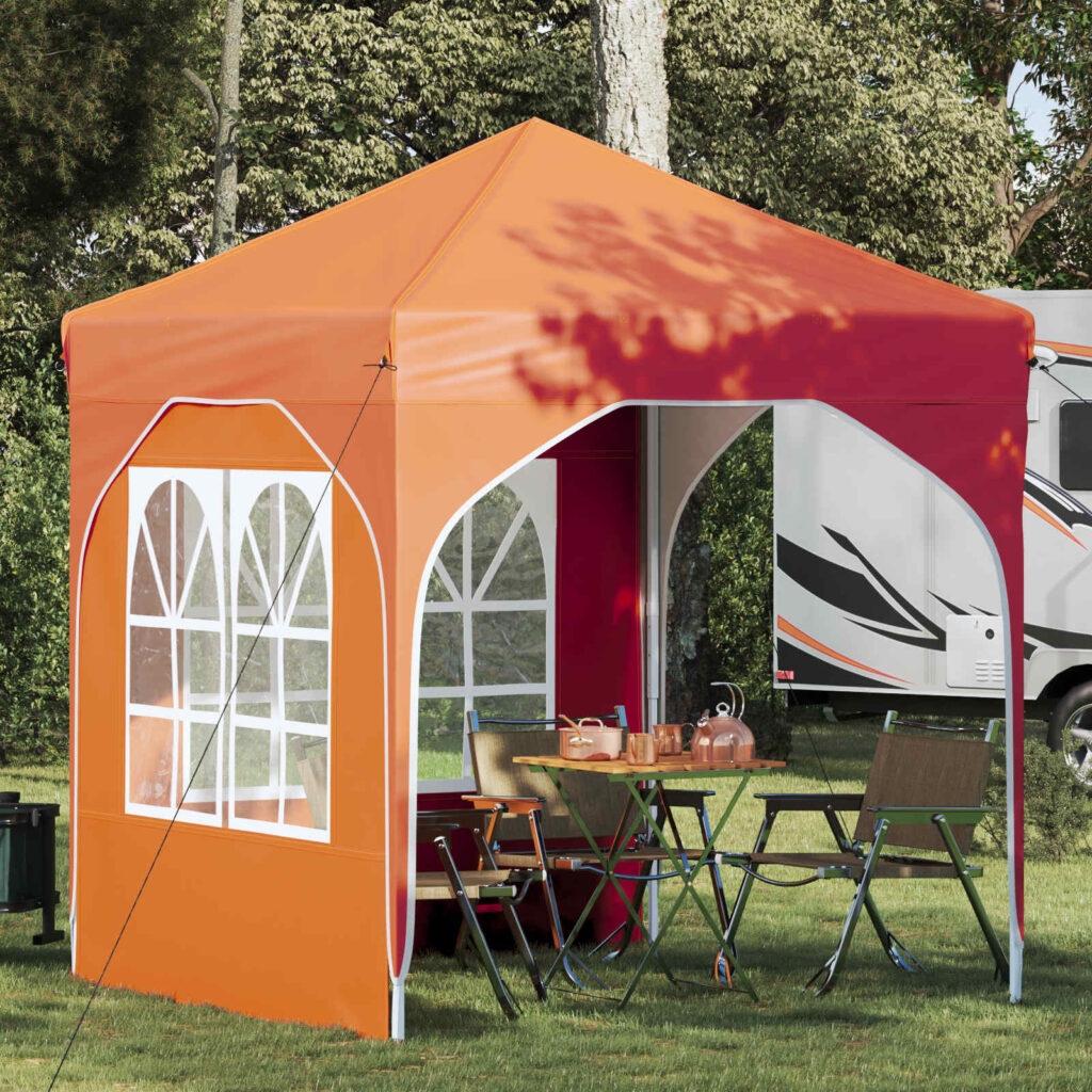 Pop-up Juhlateltta 192 x 192 x 245 cm Oranssi