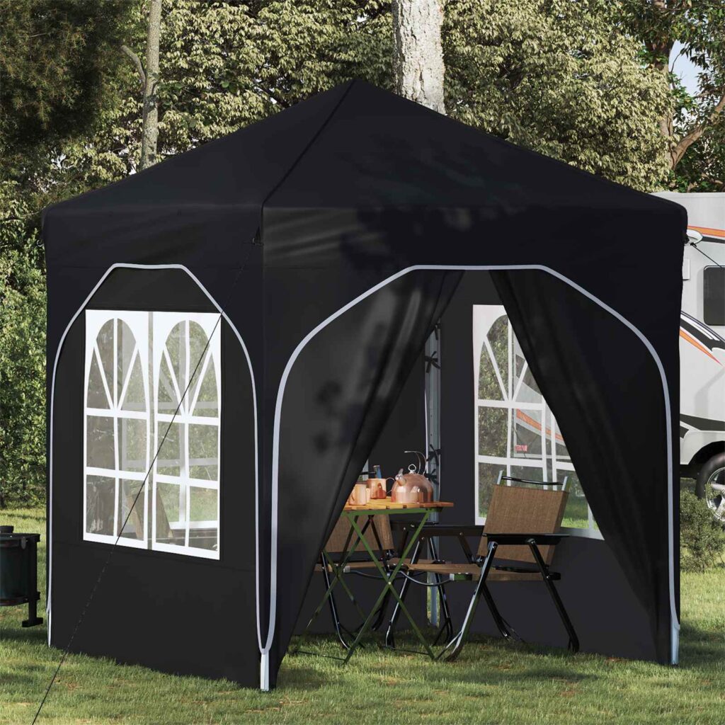 Pop-up Juhlateltta 192 x 192 x 245 cm Antrasiitti