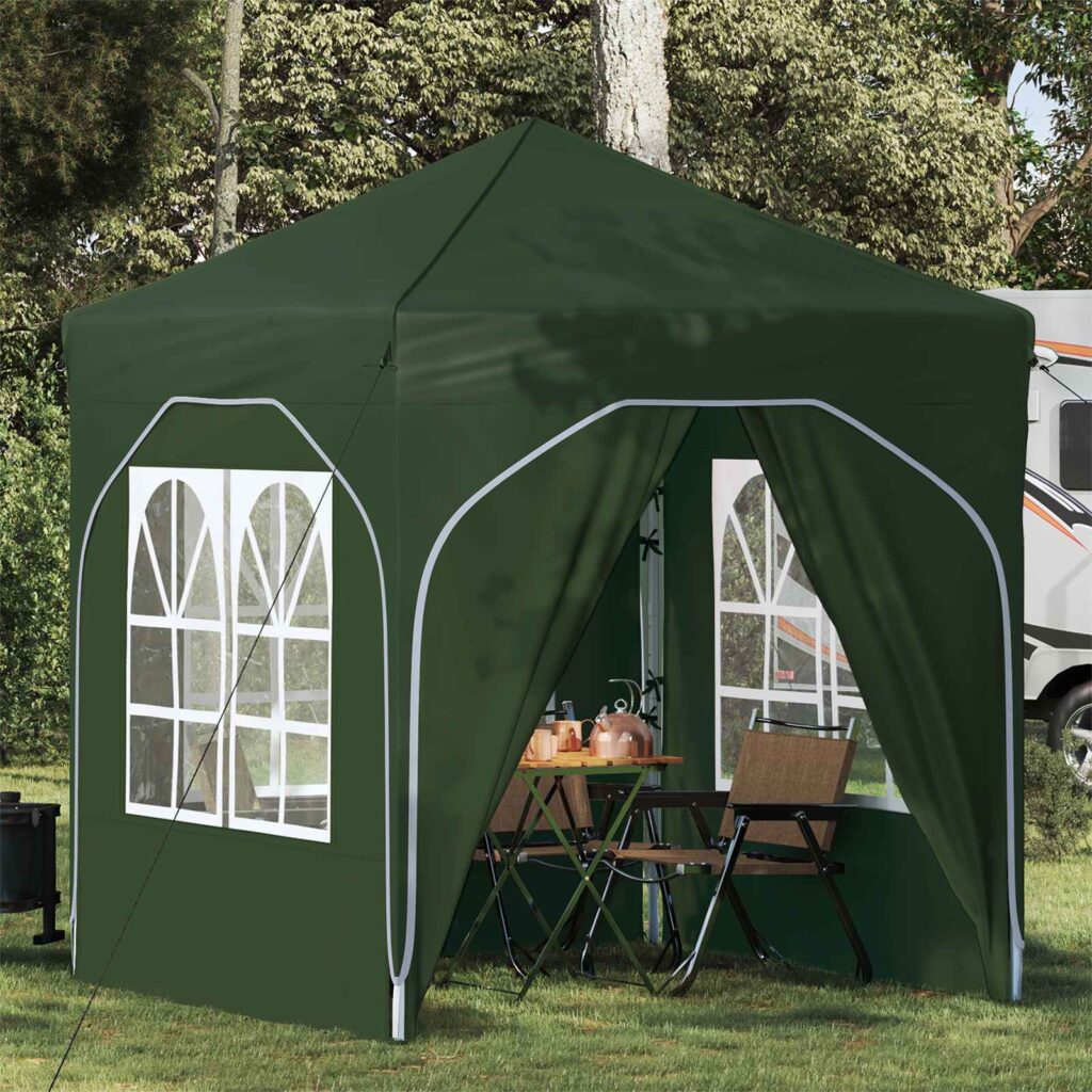 Pop-up Juhlateltta 192 x 192 x 245 cm Vihreä