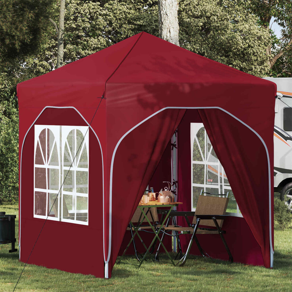 Pop-up Juhlateltta 192 x 192 x 245 cm Burgundi