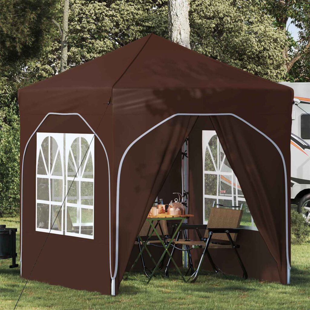 Pop-up Juhlateltta 192 x 192 x 245 cm Ruskea